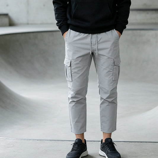 ✨ Easy Everyday Comfort | Men's Drawstring Tapered Cargo Pants