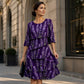 🌸 Fresh Feminine Style | Women's Floral Print Ruffle Tiered Dress
