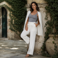 ✨ Flattering Everyday Style | Women's Lace-Trim Slim-Fit Tank Top