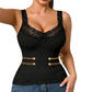 ✨ Flattering Everyday Style | Women's Lace-Trim Slim-Fit Tank Top