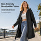☁️ Easy Everyday Comfort | Women's Relaxed Mid-Length Hooded Cardigan