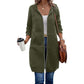 ☁️ Easy Everyday Comfort | Women's Relaxed Mid-Length Hooded Cardigan