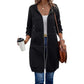 ☁️ Easy Everyday Comfort | Women's Relaxed Mid-Length Hooded Cardigan