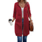 ☁️ Easy Everyday Comfort | Women's Relaxed Mid-Length Hooded Cardigan
