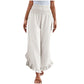 ☀️ Lightweight Comfort | Women's High-Waist Cotton-Linen Relaxed Pants