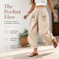 ✨ Effortless Everyday Style | Women's Smocked High-Waist Wide-Leg Pants