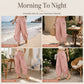✨ Effortless Everyday Style | Women's Smocked High-Waist Wide-Leg Pants