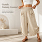 ✨ Effortless Everyday Style | Women's Smocked High-Waist Wide-Leg Pants