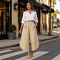 ✨ Effortless Everyday Style | Women's Smocked High-Waist Wide-Leg Pants