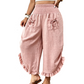 ✨ Effortless Everyday Style | Women's Smocked High-Waist Wide-Leg Pants