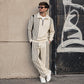 ✨ Easy Everyday Comfort | Men's Printed Half-Zip Tracksuit 2-Piece Set