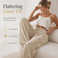 ✨ Easy Everyday Comfort | Women's Relaxed Wide-Leg Drawstring Pants