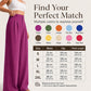 ✨ Polished Comfort | Women's High-Waisted Wide-Leg Suit Pants