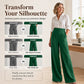 ✨ Polished Comfort | Women's High-Waisted Wide-Leg Suit Pants