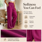 ✨ Polished Comfort | Women's High-Waisted Wide-Leg Suit Pants
