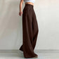 ✨ Polished Comfort | Women's High-Waisted Wide-Leg Suit Pants