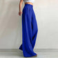 ✨ Polished Comfort | Women's High-Waisted Wide-Leg Suit Pants