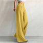 ✨ Polished Comfort | Women's High-Waisted Wide-Leg Suit Pants