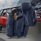 ❄️ Cold-Weather Comfort | Men's Warm Hooded Zip-Up Jacket
