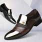 ✨ Timeless Comfort | Men's Non-Slip PU Leather Dress Shoes