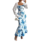 ✨ Flattering Elegance | Women's Ruched-Waist Floral Flare Dress
