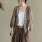 ✨ Effortless Layering | Women's Openwork Lace Knit Cardigan