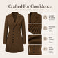 ✨ Elevated Elegance | Women's Tailored Blazer Midi Dress