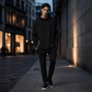 🍂 Easy Everyday Comfort | Men's Relaxed High-Neck Hooded Sweatshirt
