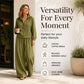 ✨ Effortless Comfort | Women's Zip-Up Cardigan & Wide-Leg Pants 2-Piece Set