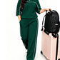 ✨ Easy Everyday Comfort | Women's Relaxed Short-Sleeve Top & Pants 2-Piece Set