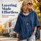 ✨ Easy Everyday Style | Women's Relaxed Hooded Denim Pullover