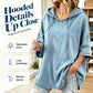 ✨ Easy Everyday Style | Women's Relaxed Hooded Denim Pullover