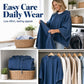 ✨ Easy Everyday Style | Women's Relaxed Hooded Denim Pullover