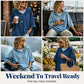 ✨ Easy Everyday Style | Women's Relaxed Hooded Denim Pullover