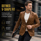 ✨ Premium Urban Style | Men's Tailored Slim-Fit PU Leather Jacket
