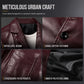 ✨ Premium Urban Style | Men's Tailored Slim-Fit PU Leather Jacket
