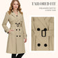 🍂 Timeless Style | Women's Belted Double-Breasted Trench Coat