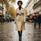 🍂 Timeless Style | Women's Belted Double-Breasted Trench Coat