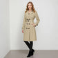 🍂 Timeless Style | Women's Belted Double-Breasted Trench Coat