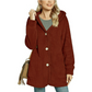 ❄️ Cozy Cold-Weather Comfort | Women's Relaxed Hooded Warm Jacket