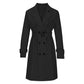 🍂 Timeless Style | Women's Belted Double-Breasted Trench Coat