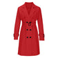 🍂 Timeless Style | Women's Belted Double-Breasted Trench Coat
