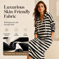🍂 Easy Everyday Comfort | Women's Striped Hooded Casual Dress