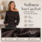 ✨ Flattering Comfort | Women's Off-Shoulder Ribbed Knit Sweater