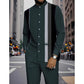 ✨ Easy Everyday Style | Men's Striped Shirt & Pants 2-Piece Set