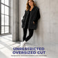✨ Easy Layering Style | Women's Oversized Hooded Denim Vest Jacket