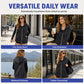 ✨ Easy Layering Style | Women's Oversized Hooded Denim Vest Jacket