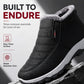 ❄️ Cold-Weather Comfort | Men's Warm Plush-Lined Slip-On Snow Boots