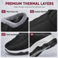 ❄️ Cold-Weather Comfort | Men's Warm Plush-Lined Slip-On Snow Boots