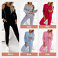 ✨ Effortless Versatility | Women's Jacket, Tank Top & Pants 3-Piece Set